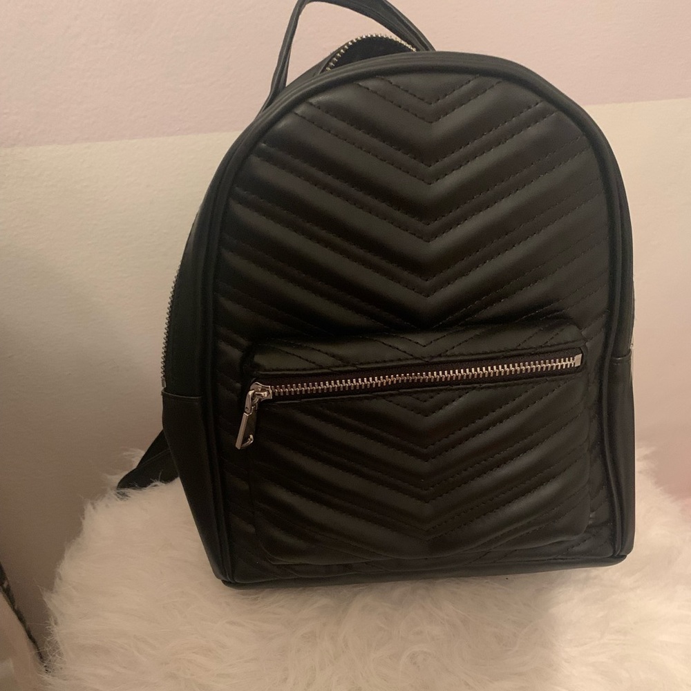 Small black backpack